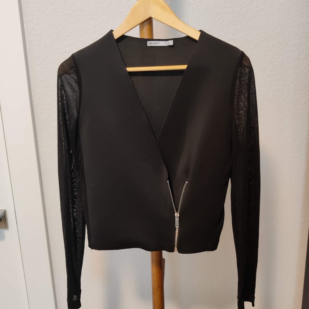 Zara Jacket, short, black.